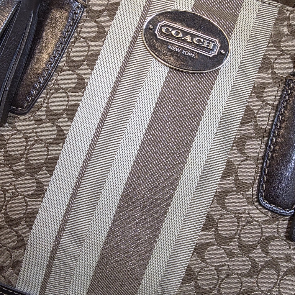 Coach LEGACY Signature Tote Bag - Picture 2 of 13